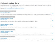 Tablet Screenshot of emlynrandomtech.blogspot.com