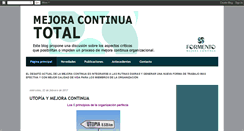 Desktop Screenshot of mejoracontinuatotal.blogspot.com