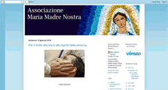 Desktop Screenshot of madrenostra.blogspot.com