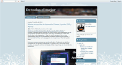 Desktop Screenshot of detodoselmejor.blogspot.com