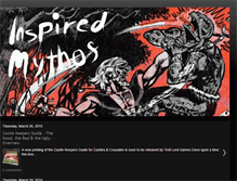 Tablet Screenshot of inspiredmythos.blogspot.com