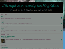 Tablet Screenshot of lovelylookingglass.blogspot.com