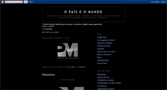 Desktop Screenshot of o-pais-e-o-mundo.blogspot.com