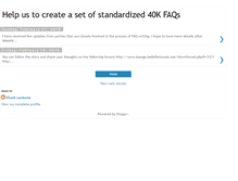 Tablet Screenshot of 40kfaq.blogspot.com