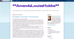 Desktop Screenshot of amandalouisehobba.blogspot.com