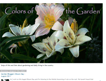 Tablet Screenshot of colorsofthegarden.blogspot.com