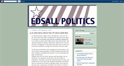 Desktop Screenshot of edsallpolitics.blogspot.com