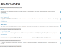 Tablet Screenshot of donanormapadrao.blogspot.com