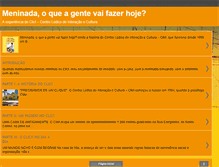 Tablet Screenshot of meninadaoqueagentevaifazerhoje.blogspot.com