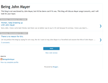 Tablet Screenshot of beingjohnmayer.blogspot.com