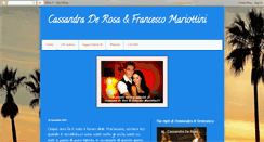 Desktop Screenshot of cassandrafrancesco.blogspot.com
