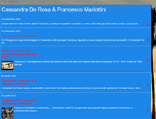 Tablet Screenshot of cassandrafrancesco.blogspot.com