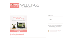 Desktop Screenshot of chicagostyleweddings.blogspot.com