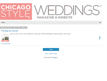 Tablet Screenshot of chicagostyleweddings.blogspot.com