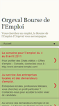 Mobile Screenshot of orgevalboursedelemploi.blogspot.com