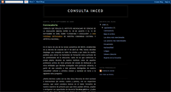 Desktop Screenshot of consultaimced.blogspot.com