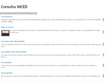 Tablet Screenshot of consultaimced.blogspot.com