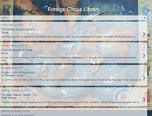 Tablet Screenshot of foreigncircuslibrary.blogspot.com