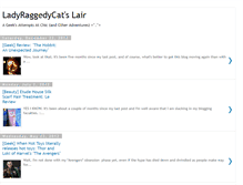 Tablet Screenshot of ladyraggedycat.blogspot.com