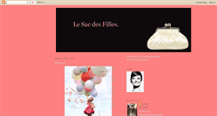 Desktop Screenshot of le-sac-des-filles.blogspot.com