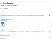 Tablet Screenshot of ceritasekupang.blogspot.com