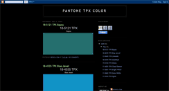 Desktop Screenshot of pantone-tpx.blogspot.com