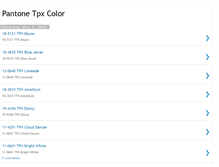 Tablet Screenshot of pantone-tpx.blogspot.com