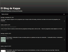 Tablet Screenshot of elblogdekappa.blogspot.com