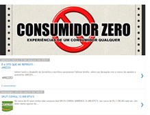 Tablet Screenshot of consumidorzero.blogspot.com
