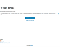 Tablet Screenshot of e-book-zarada.blogspot.com