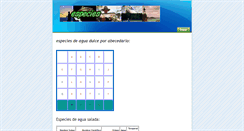 Desktop Screenshot of especiesdepeces.blogspot.com