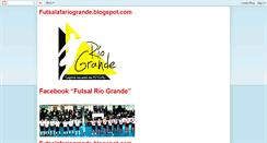 Desktop Screenshot of futsalafariogrande.blogspot.com