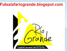 Tablet Screenshot of futsalafariogrande.blogspot.com