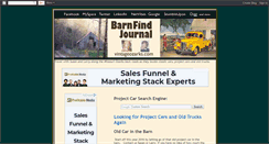 Desktop Screenshot of projectcarbarnfinds.blogspot.com
