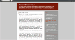 Desktop Screenshot of mylabourlaw.blogspot.com