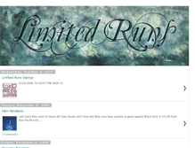 Tablet Screenshot of limitedruns.blogspot.com