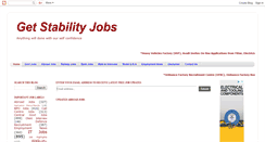 Desktop Screenshot of getstabilityjobs.blogspot.com