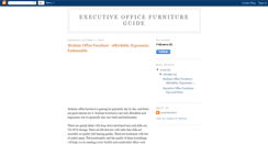 Desktop Screenshot of executiveofficefurnituretips.blogspot.com