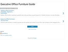 Tablet Screenshot of executiveofficefurnituretips.blogspot.com