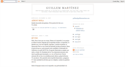 Desktop Screenshot of guillemmartinez.blogspot.com