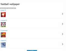 Tablet Screenshot of football-wallpaperss.blogspot.com