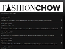 Tablet Screenshot of fashionchow.blogspot.com