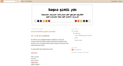 Desktop Screenshot of baskasimdiyok.blogspot.com