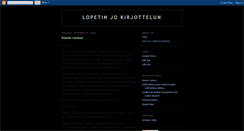 Desktop Screenshot of olenpuhunut.blogspot.com