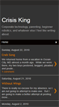 Mobile Screenshot of crisisking.blogspot.com
