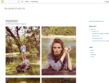 Tablet Screenshot of becauseitsnice.blogspot.com