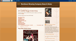 Desktop Screenshot of buckbeanbrewsnews.blogspot.com