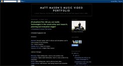 Desktop Screenshot of mattmasonmusicvids.blogspot.com