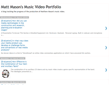 Tablet Screenshot of mattmasonmusicvids.blogspot.com