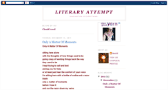 Desktop Screenshot of marz-literaryattempt.blogspot.com